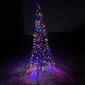 7 ft Multicolor LED Christmas Tree, 300 Lights