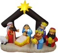 6 ft Nativity Scene with Three Kings Inflatable, Lighted
