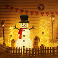 4 ft Pre-Lit Christmas Snowman, 160 LEDs