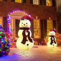 60 in Collapsible Lighted Christmas Snowman, 150 LEDs