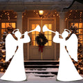 2-Piece 35 in Trumpeting Angels Christmas Yard Signs