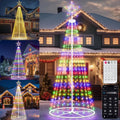 12 ft Pre-Lit Outdoor Christmas Tree with Star and Music Sync