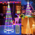 8.2 ft Color-Changing Outdoor Christmas Tree, 406 LEDs